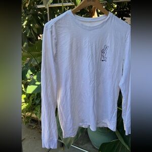 Nike White Long Sleeve Tee